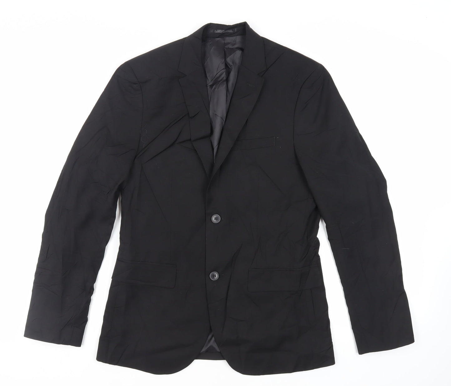 Mens UK Size 36 H&M Regular Black Suit Jacket