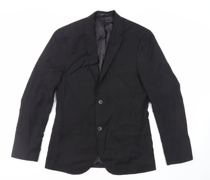 Mens UK Size 36 H&M Regular Black Suit Jacket
