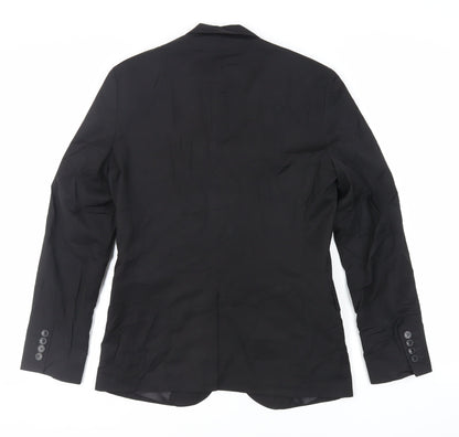 Mens UK Size 36 H&M Regular Black Suit Jacket