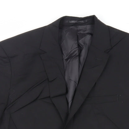 Mens UK Size 36 H&M Regular Black Suit Jacket