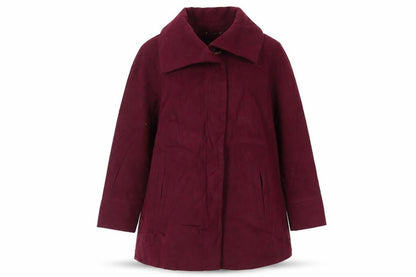 Womens UK Size 18 M&Co Purple Overcoat
