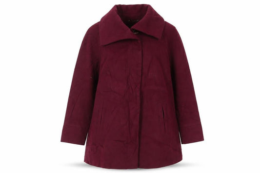 Womens UK Size 18 M&Co Purple Overcoat