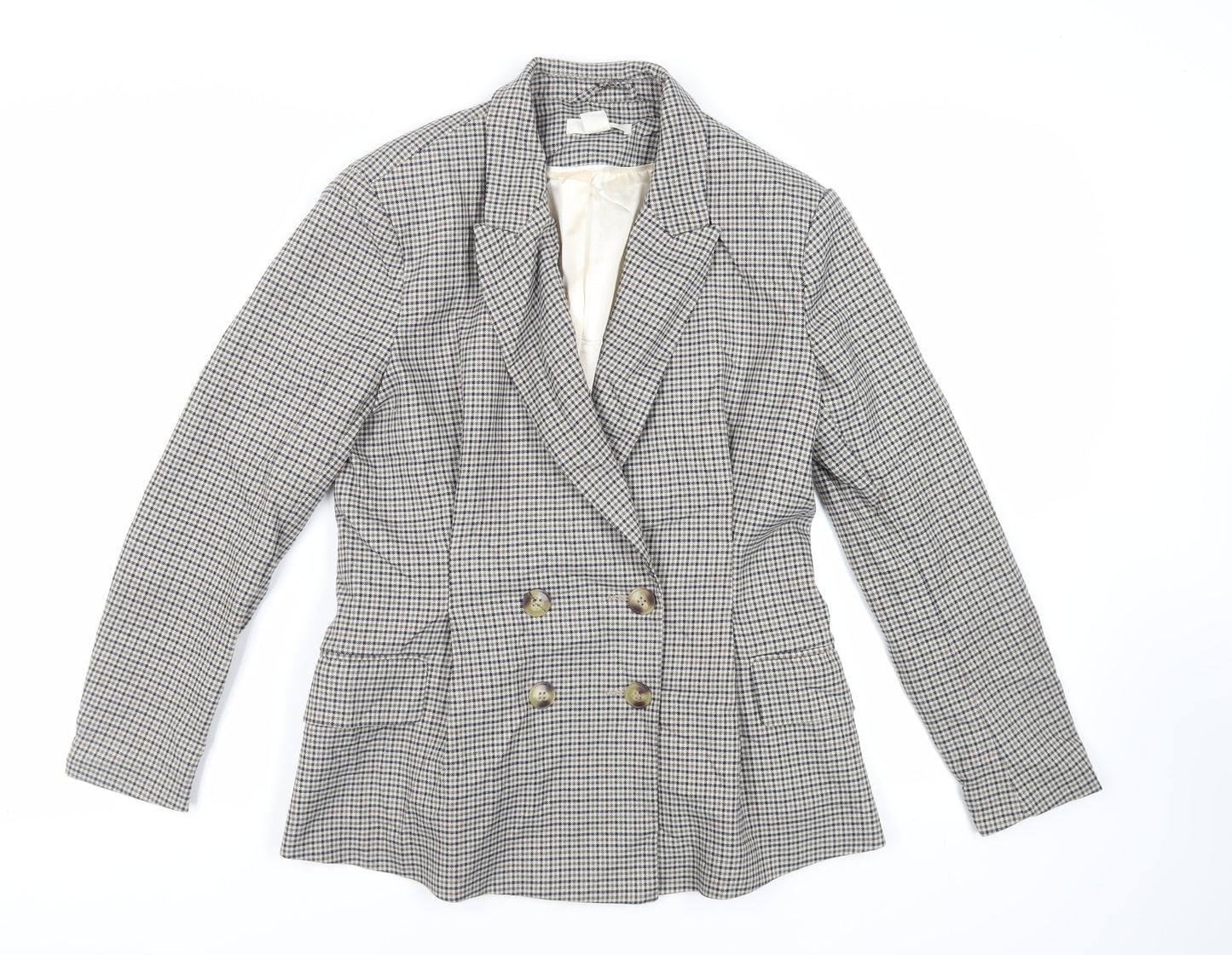 Womens UK Size 12 H&M Grey Jacket
