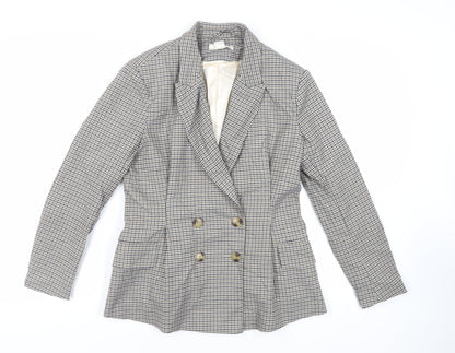 Womens UK Size 12 H&M Grey Jacket