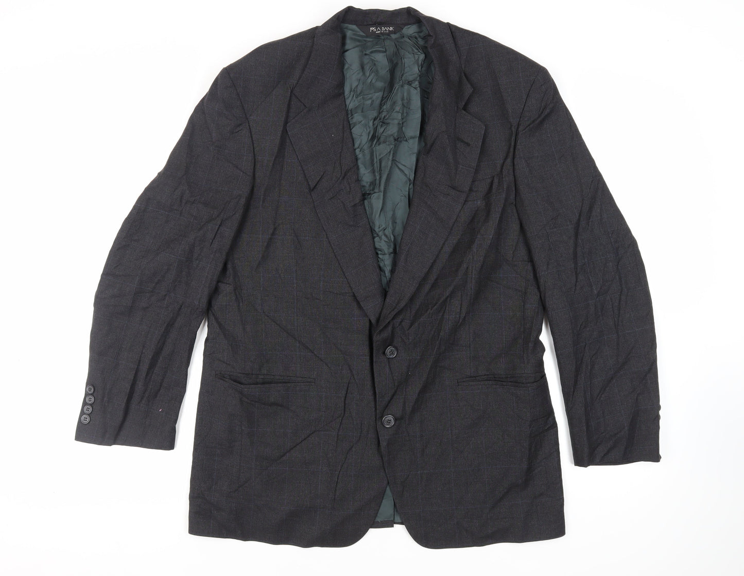Mens UK Size 42 Jos. A. Bank Regular Grey Suit Jacket