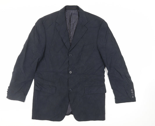 Mens UK Size 38 Marks and Spencer Regular Blue Suit Jacket