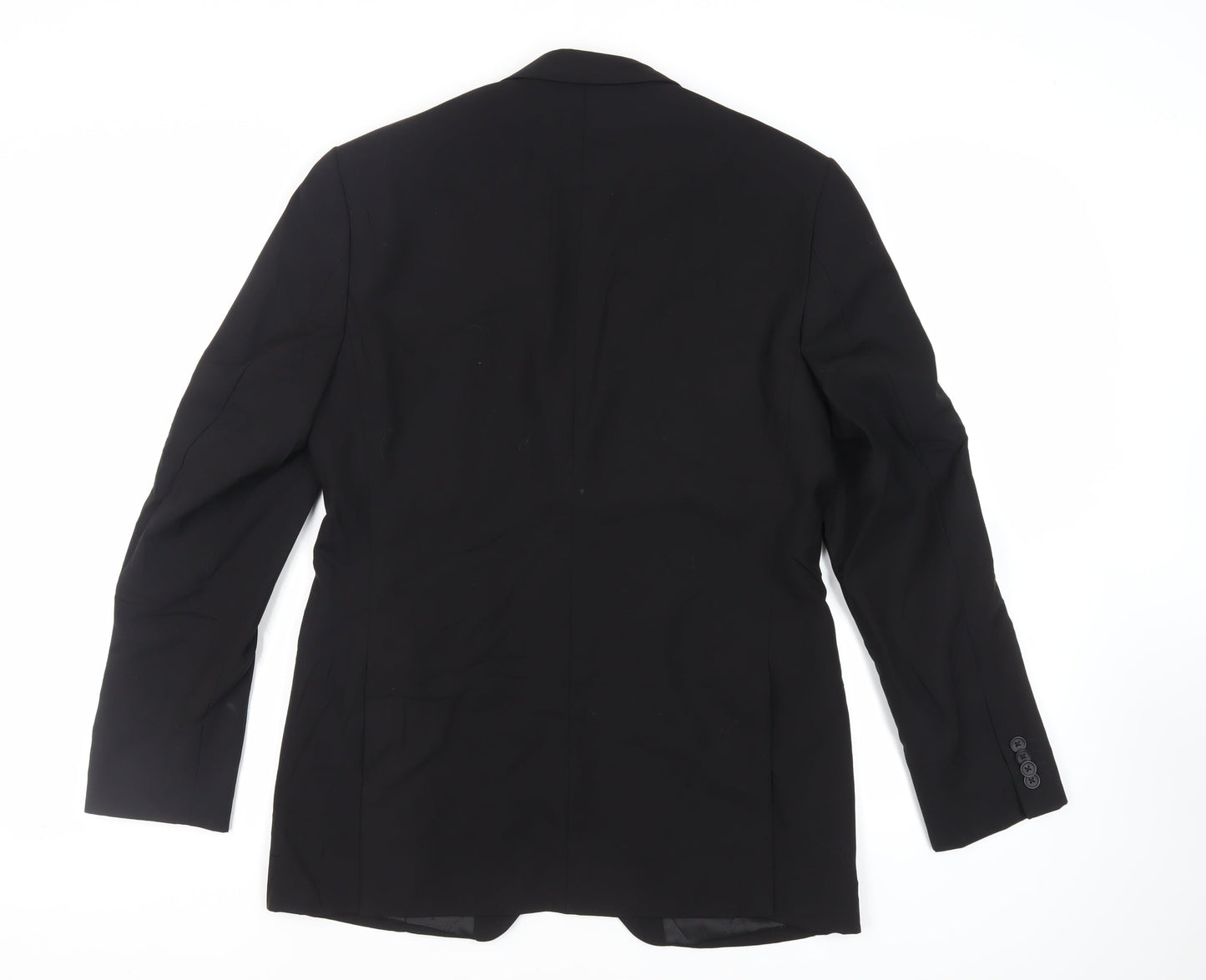 Mens UK Size 40 Kenneth Cole Regular Black Suit Jacket