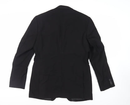 Mens UK Size 40 Kenneth Cole Regular Black Suit Jacket