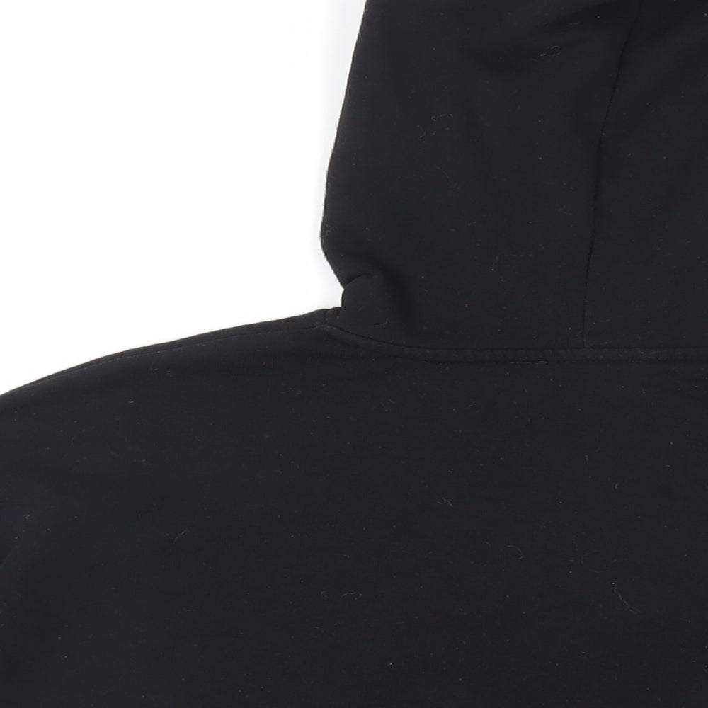 New Look Girls Black Cotton Pullover Hoodie Size 10-11 Years Pullover - Chicago