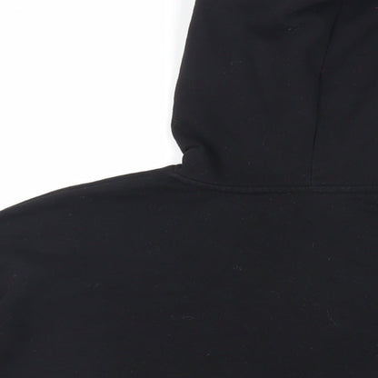 New Look Girls Black Cotton Pullover Hoodie Size 10-11 Years Pullover - Chicago
