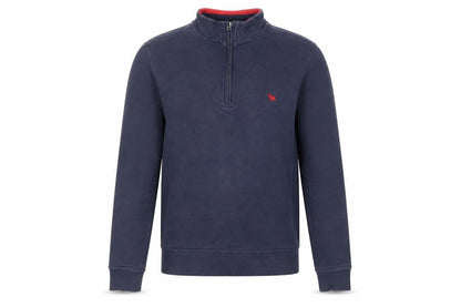 Jack Russell Mens Blue Cotton Pullover Sweatshirt Size S - Logo