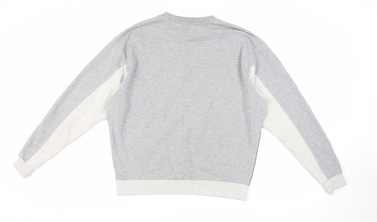 Mens UK Size M ASOS Grey Pullover Sweatshirt