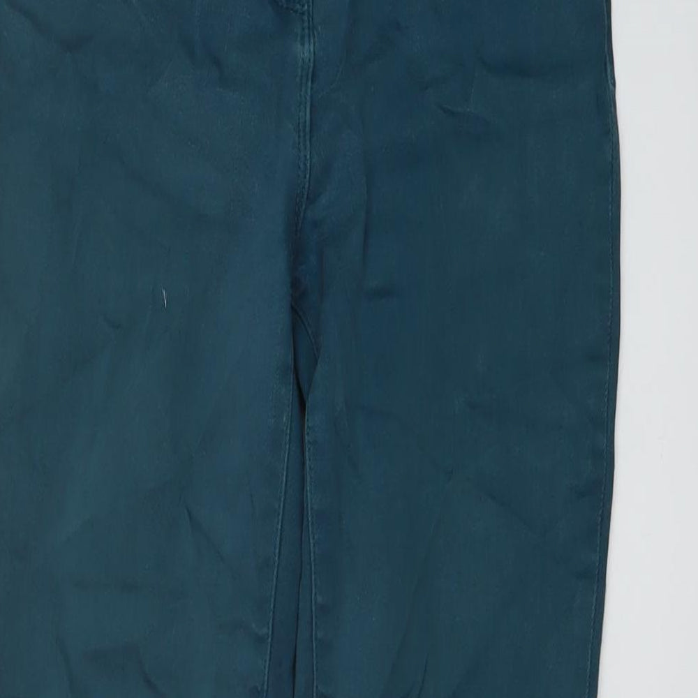 Womens UK Size 10 Marks and Spencer Regular Fit Skinny Green Jeans