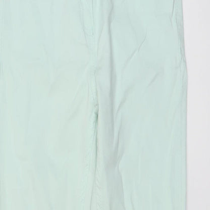 Principles Womens Green Cotton Skinny Jeans Size 8 L24 in Regular Button