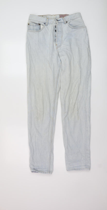 Levi's Womens Blue Cotton Mom Jeans Size 28 in L32 in Regular Button