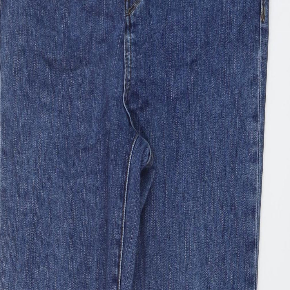 Treasure Bond Womens Blue Cotton Skinny Jeans Size 30 in L30 in Regular Button