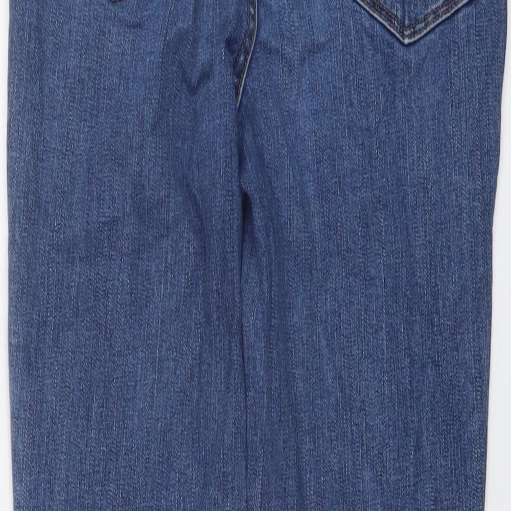 Treasure Bond Womens Blue Cotton Skinny Jeans Size 30 in L30 in Regular Button