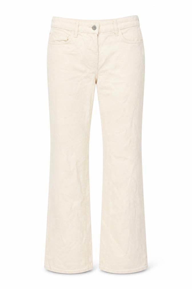 Collusion Womens Beige Cotton Flared Jeans Size 26 in L32 in Regular Button