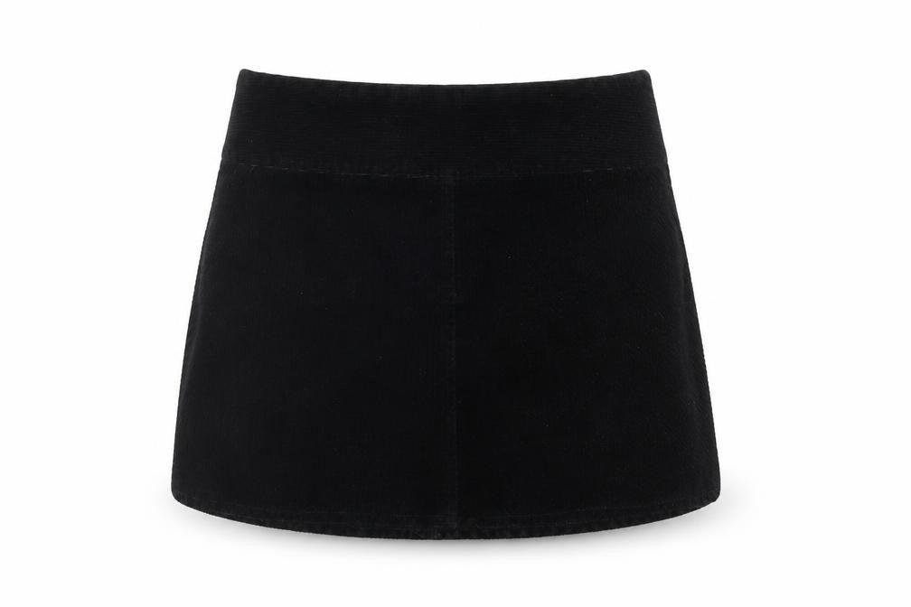 Womens UK Size 8 Monki A-Line Corduroy Skirt