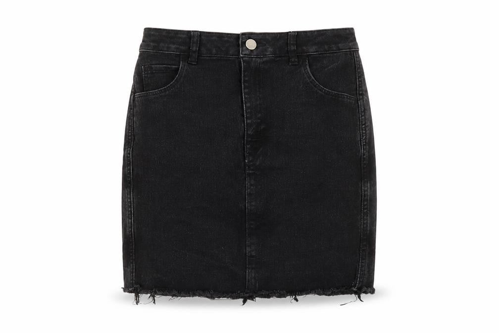 Womens UK Size 8 H&M Mini Denim Skirt