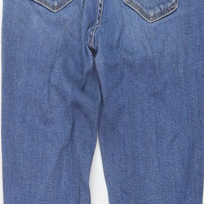 Levi's Womens Blue Cotton Skinny Jeans Size 26 in L29 in Regular Button