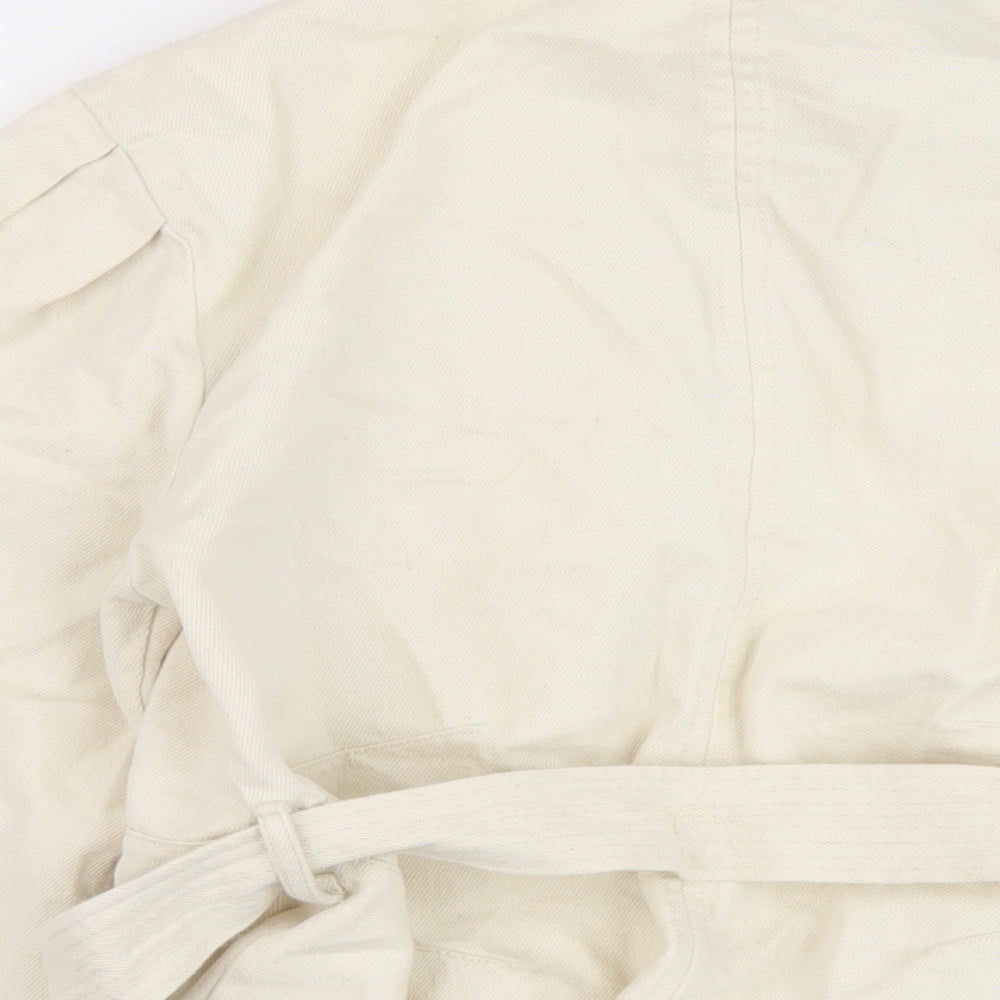 Womens UK Size M Zara Beige Jacket