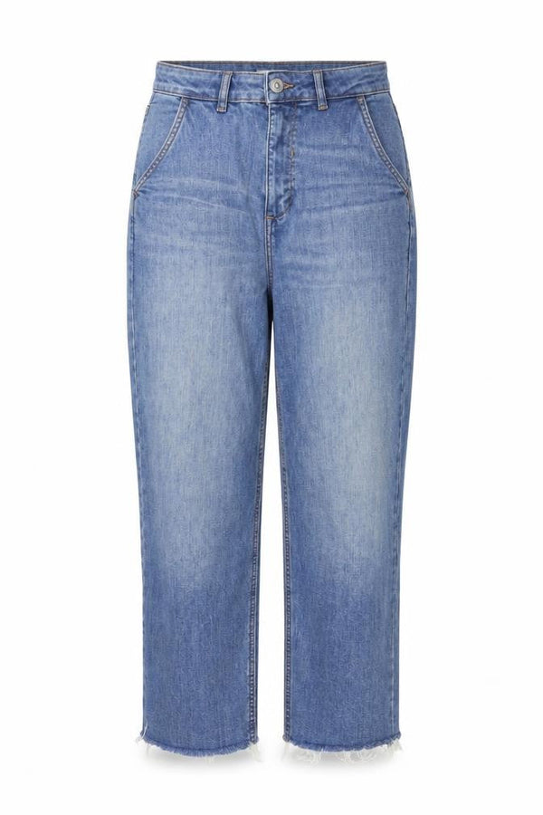 Formula Joven Womens Blue Cotton Mom Jeans Size 10 L23 in Regular Button