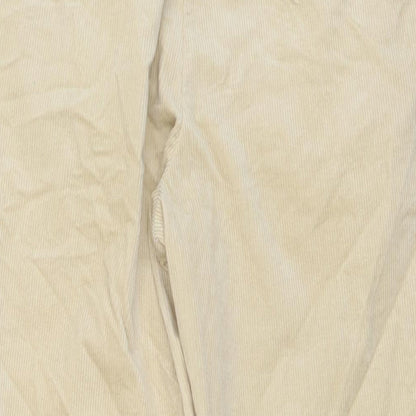 Womens UK Size M Zara Regular Fit  Beige Trousers