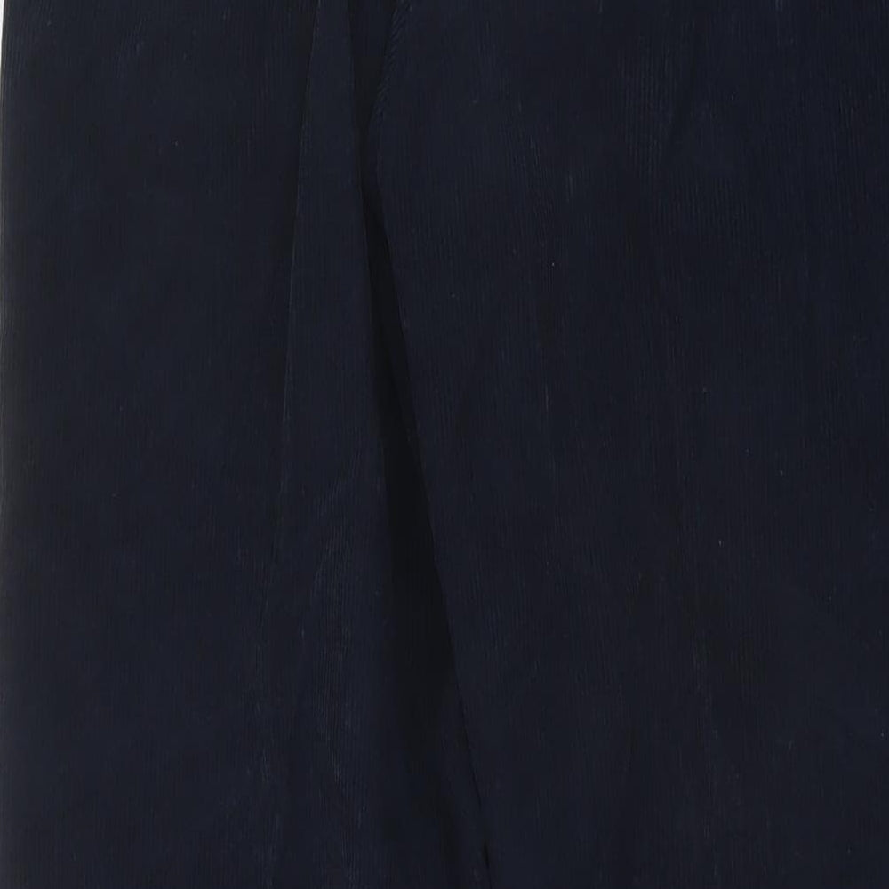 Samuel Windsor Mens Beige Cotton Trousers Size 34 in L30 in Regular Button