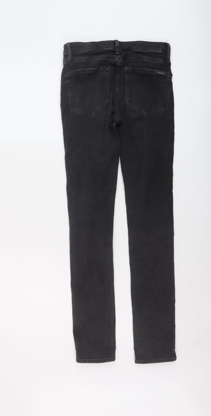 Womens UK Size 8 H&M Regular Fit Skinny Grey Jeans