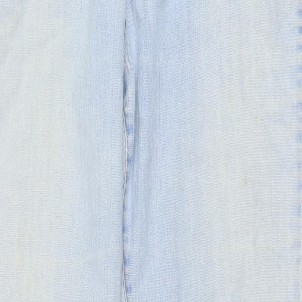 Levi's Womens Black Cotton Bootcut Jeans Size 34 in L31 in Regular Button