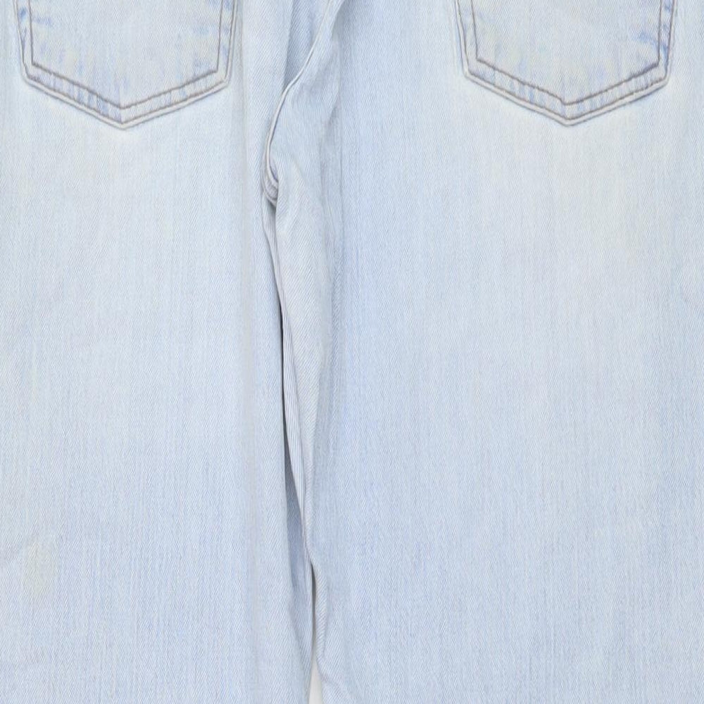 Levi's Womens Black Cotton Bootcut Jeans Size 34 in L31 in Regular Button