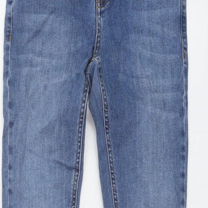 ASOS Womens Blue Cotton Skinny Jeans Size 25 in L25 in Regular Button