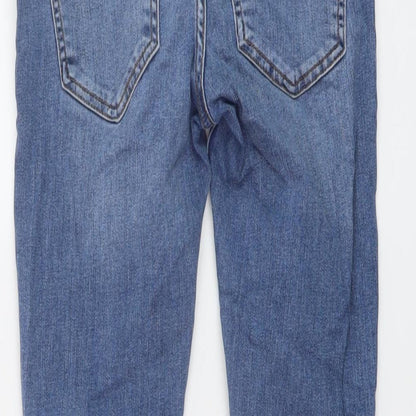 ASOS Womens Blue Cotton Skinny Jeans Size 25 in L25 in Regular Button