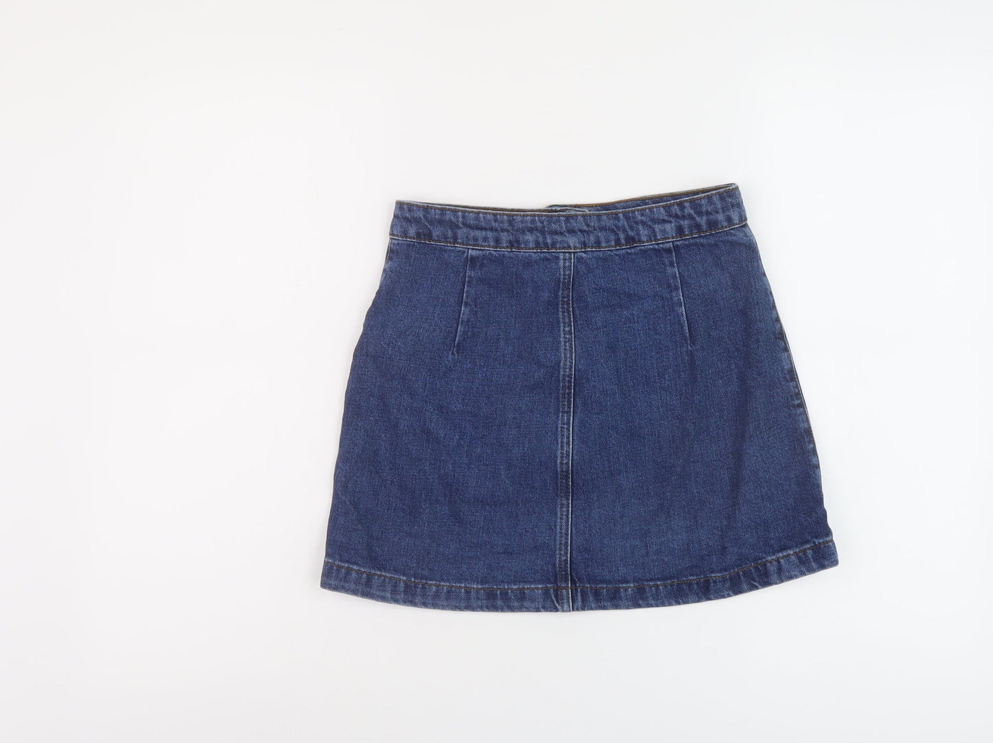 Womens UK Size 6 Topshop Mini Denim Skirt