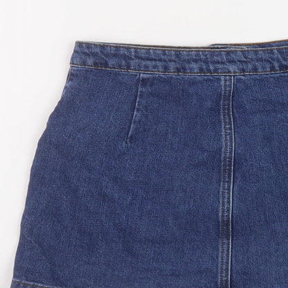 Womens UK Size 6 Topshop Mini Denim Skirt