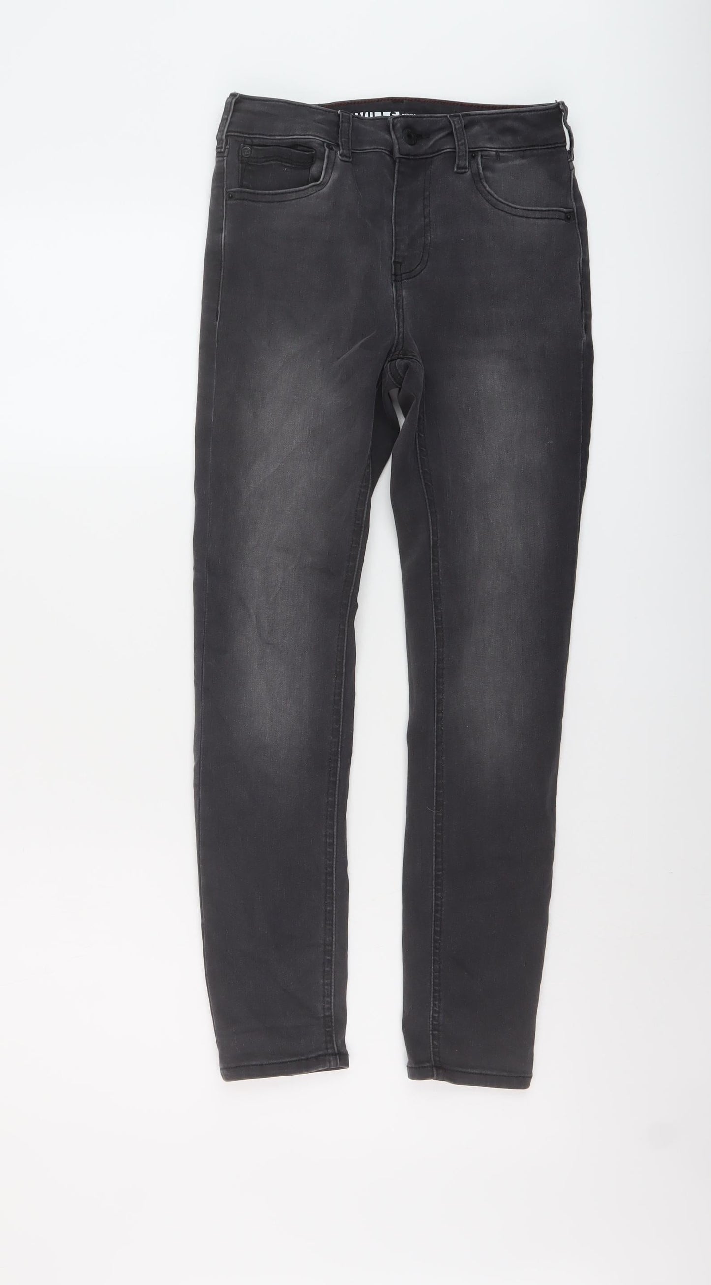 Womens UK Size 25 in Jack Wills Regular Fit Skinny Grey Jeans