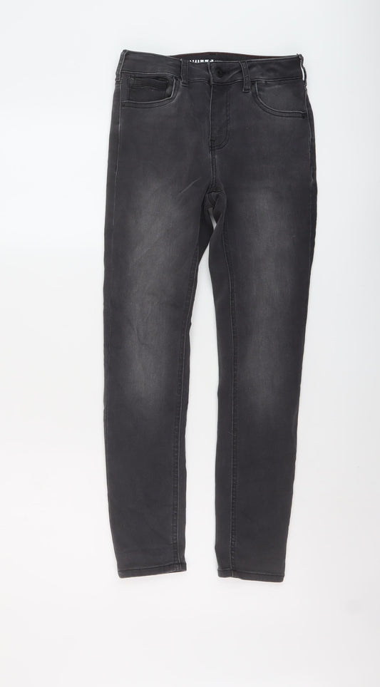 Womens UK Size 25 in Jack Wills Regular Fit Skinny Grey Jeans