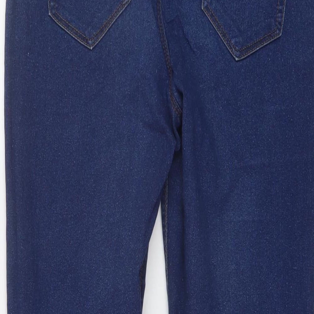 Denim & Co. Womens Blue Cotton Skinny Jeans Size 10 L28 in Regular