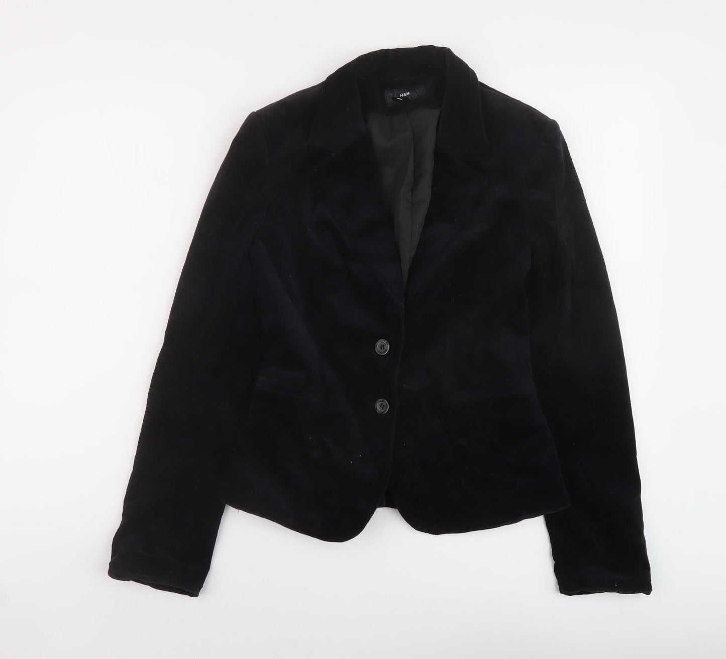Womens UK Size 6 H&M Black Jacket