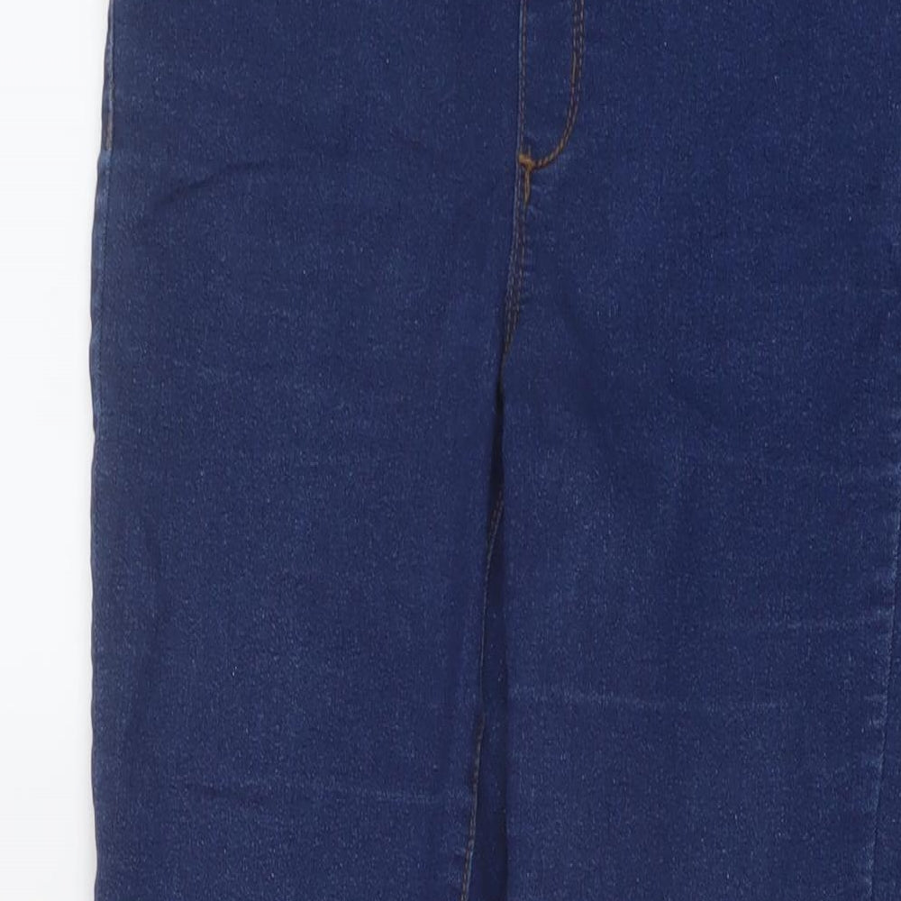 Denim & Co. Womens Blue Cotton Skinny Jeans Size 10 L28 in Regular