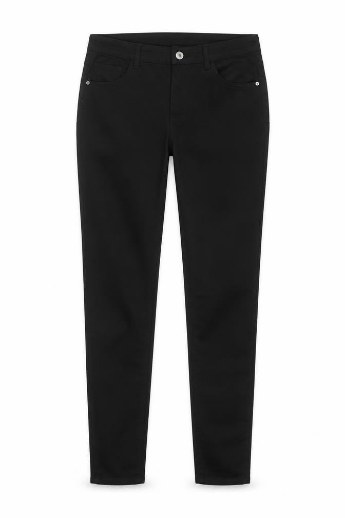 Womens UK Size M Calliope Regular Fit Skinny Black Jeans