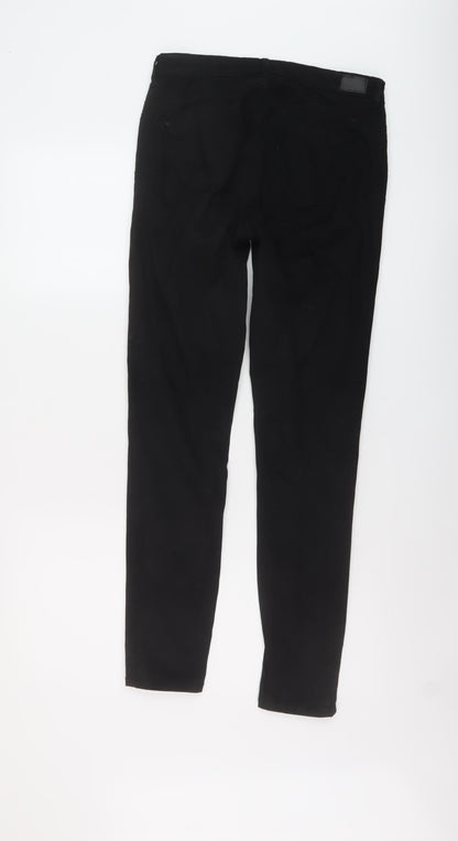 Womens UK Size M Calliope Regular Fit Skinny Black Jeans