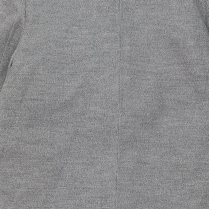 Womens UK Size 8 Topshop Grey Overcoat