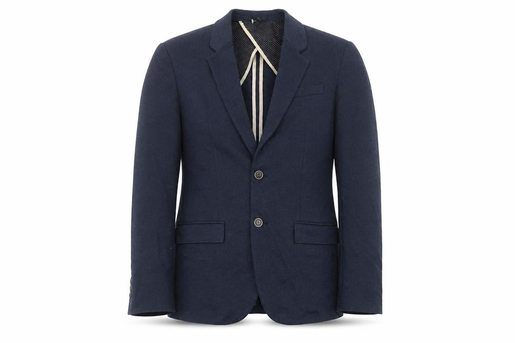 Mens UK Size 38 River Island Regular Blue Suit Jacket