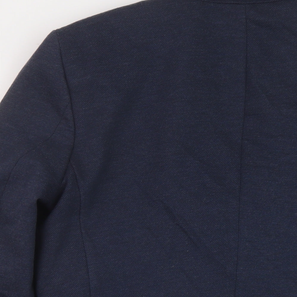 Mens UK Size 38 River Island Regular Blue Suit Jacket