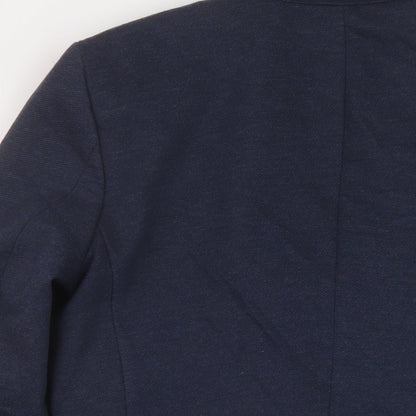 Mens UK Size 38 River Island Regular Blue Suit Jacket