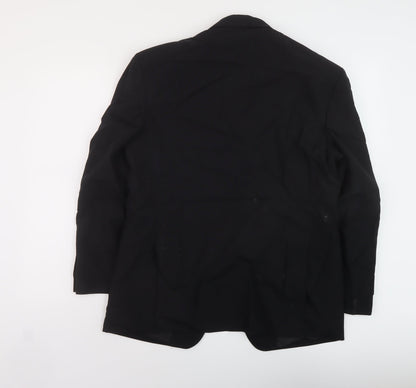 Mens UK Size 42 James Barry Regular Black Suit Jacket