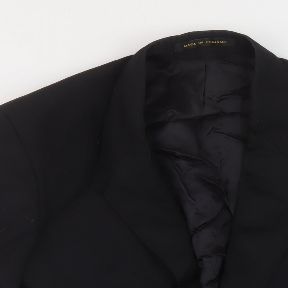 Mens UK Size 42 James Barry Regular Black Suit Jacket