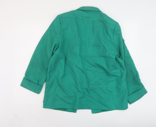 Womens UK Size 12 Classic Green Jacket